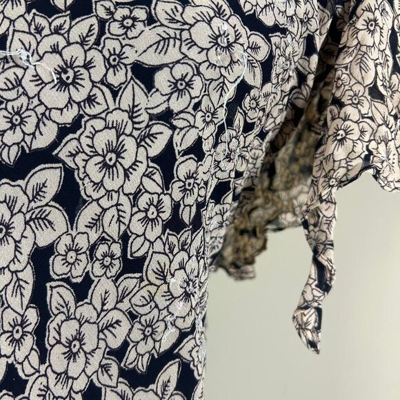 Dress Barn Beaded Whimsigoth Fairy Tan and Black Ruffle Sleeve Maxi Dress - Picture 5 of 6